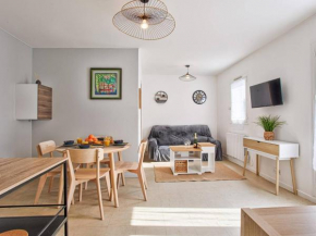 Joli 2P avec jardin privé à Merville-Franceville, proche plage et commerces - FR-1-788-30